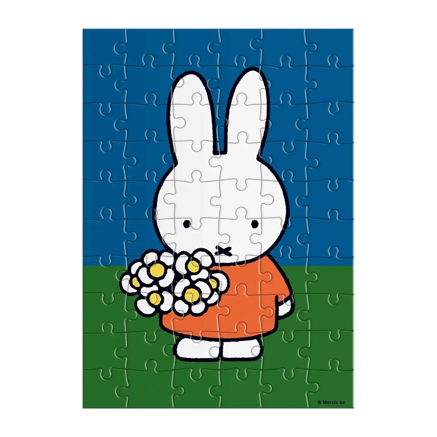 Miffy with Flowers Greeting Card 60 Piece Jigsaw Puzzle Galison