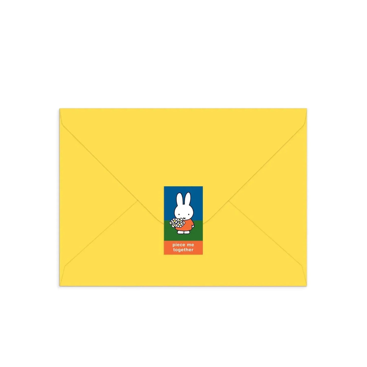 Miffy with Flowers Greeting Card 60 Piece Jigsaw Puzzle Galison