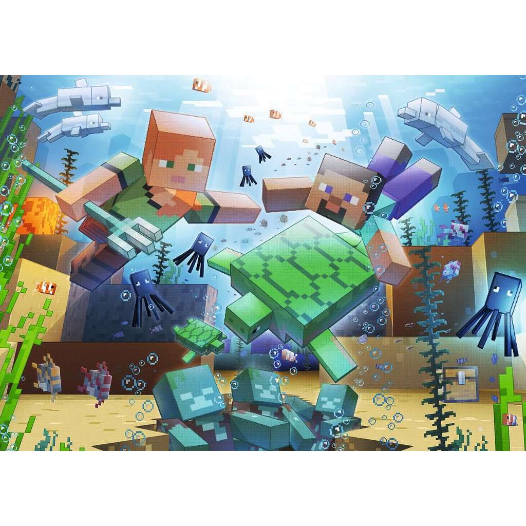 Minecraft Mosaic 1000 Piece Jigsaw Puzzle Ravensburger