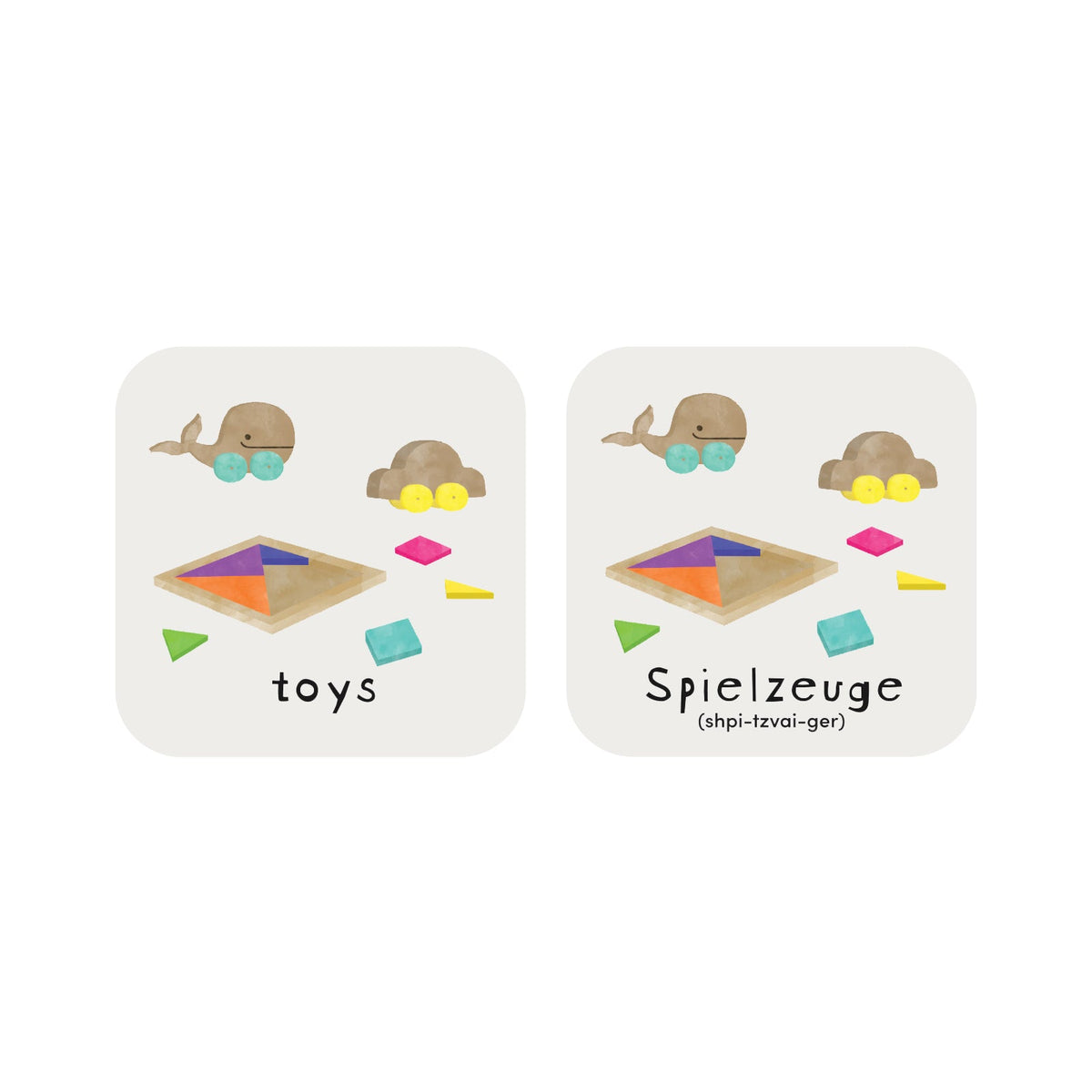 Minilingo, German/English Flashcards