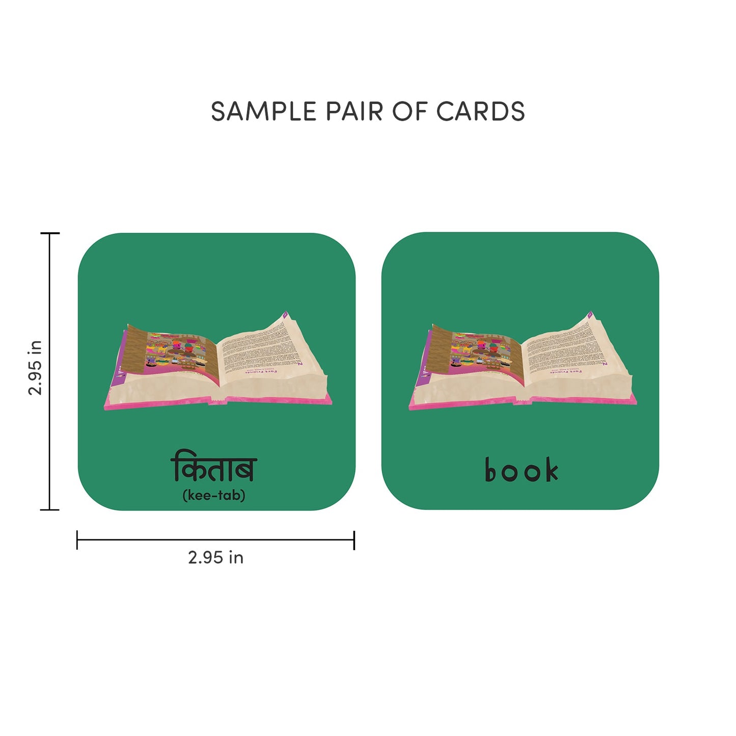 Minilingo, Hindi/English Flashcards