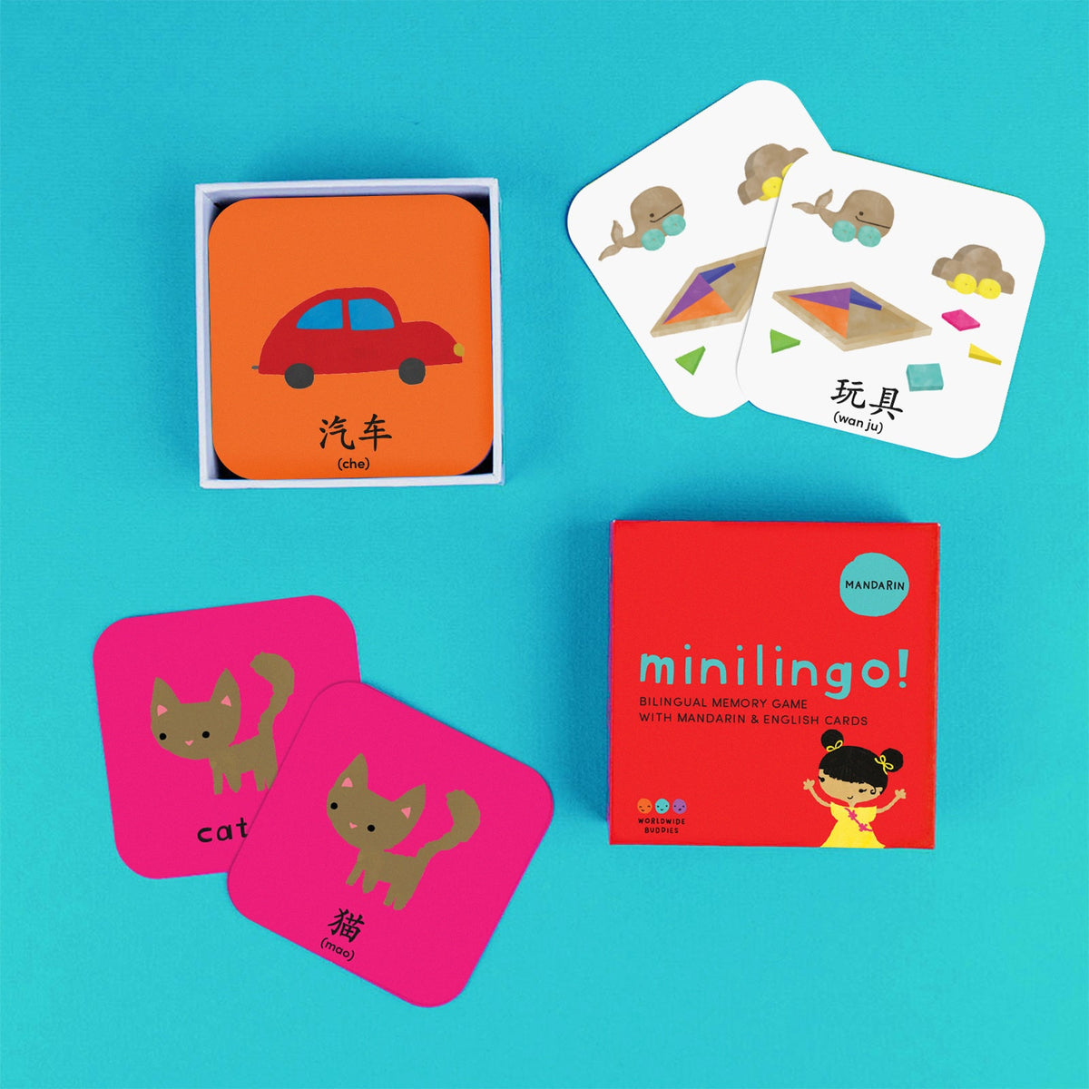 Minilingo, Mandarin/English Flashcards