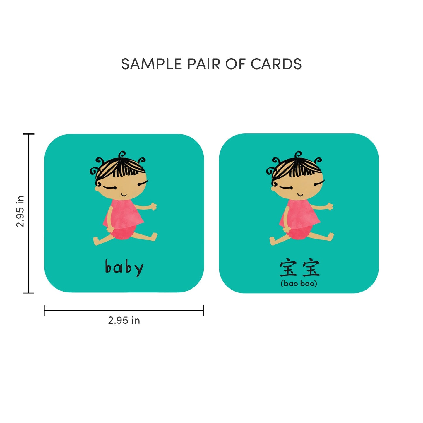 Minilingo, Mandarin/English Flashcards