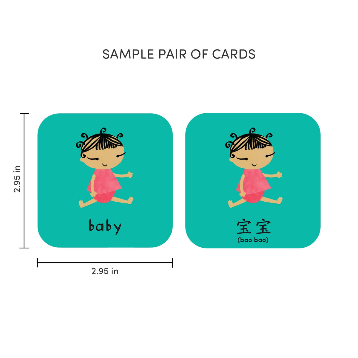 Minilingo, Mandarin/English Flashcards