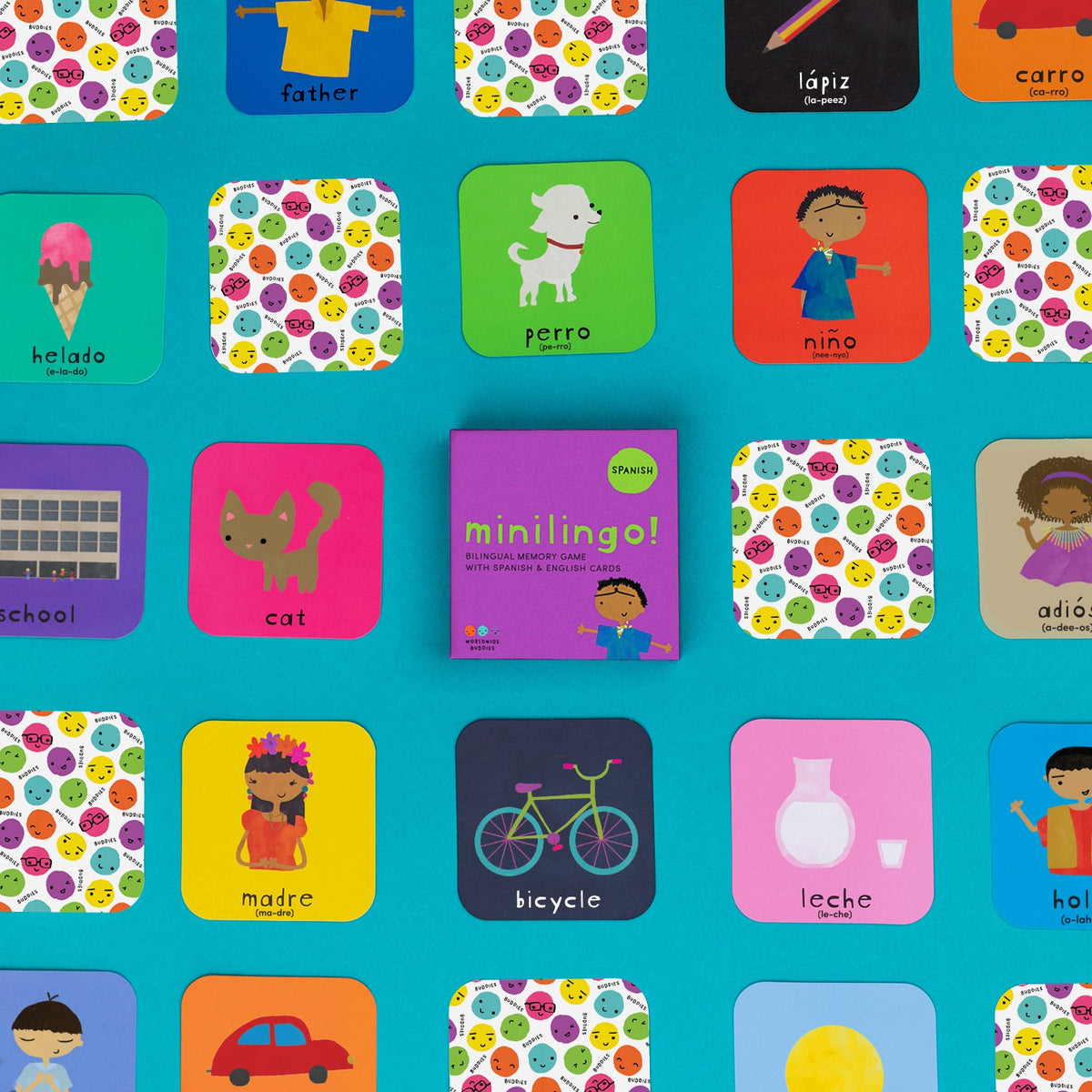 Minilingo, Spanish/English Flashcards