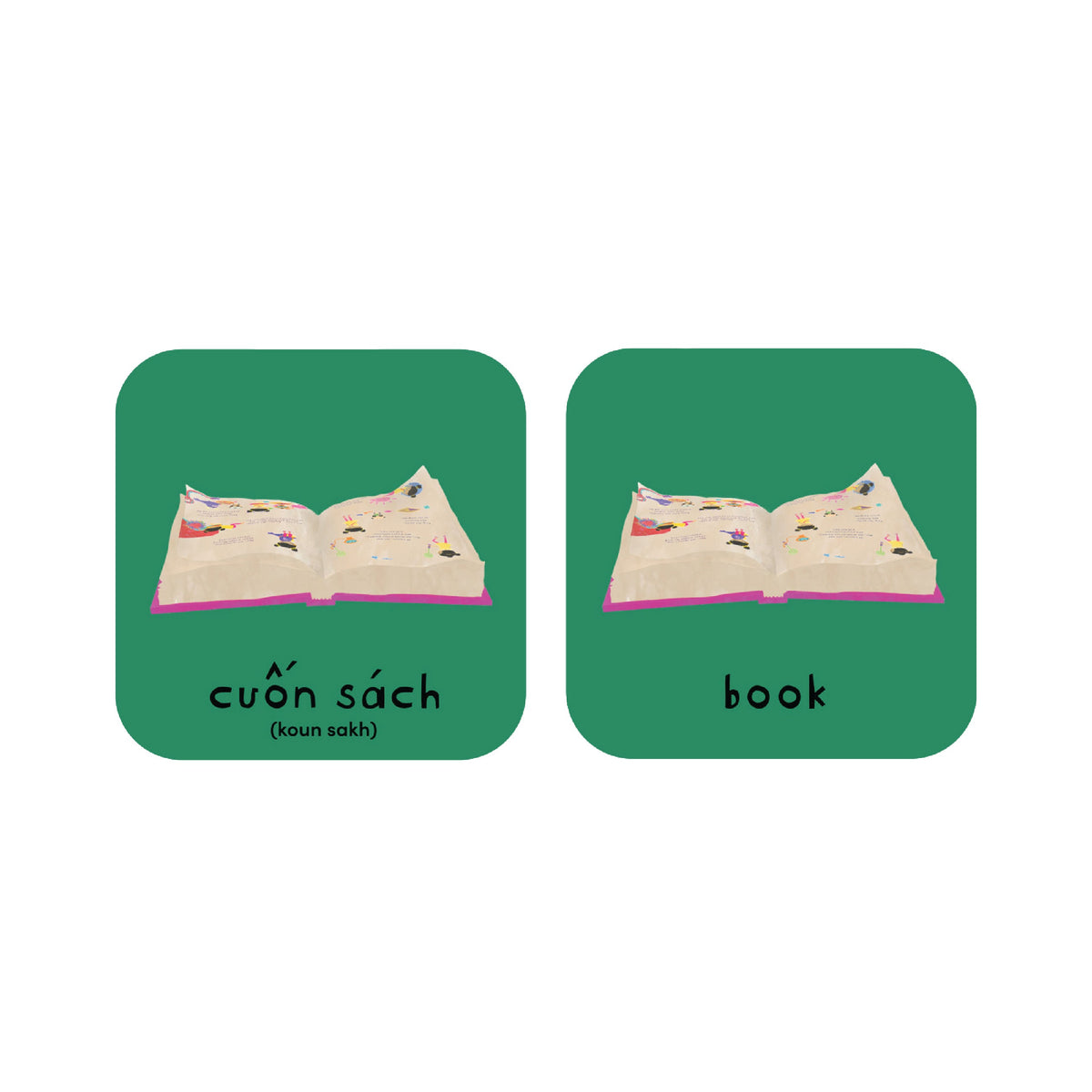 Minilingo, Vietnamese/English Flashcards