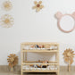Sweet Bloom Rattan Flower Wall Art – Cute Boho Nursery & Girls Room Decor