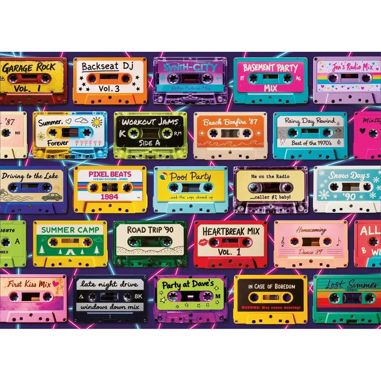 Mixtape Memories 1000 Piece Jigsaw Puzzle Final Piece