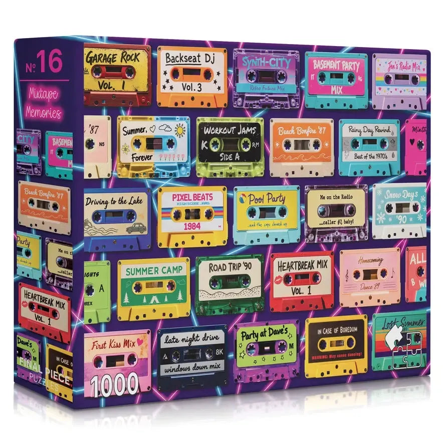 Mixtape Memories 1000 Piece Jigsaw Puzzle Final Piece