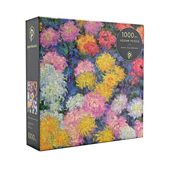 Monet’s Chrysanthemums 1000 Piece Jigsaw Puzzle Paperblanks
