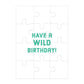 Monkey Cake Birthday Greeting Card 12 Piece Jigsaw Puzzle Mudpuppy
