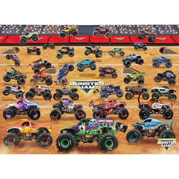 Monster Jam 1000 Piece Jigsaw Puzzle Eurographics