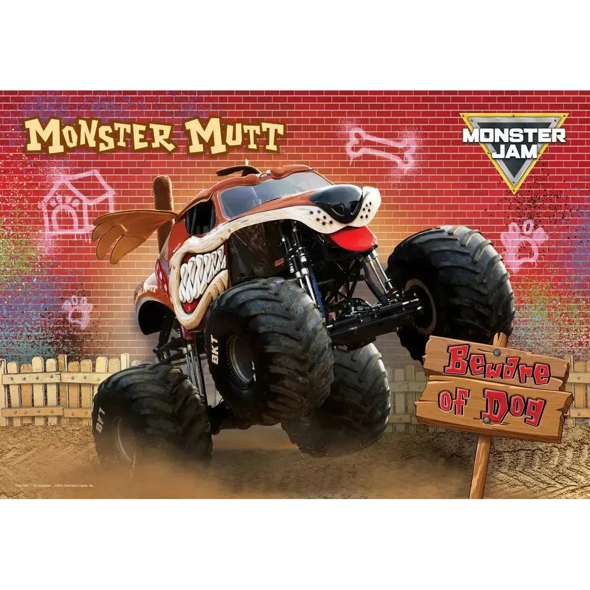 Monster Mutt Monster Jam Lunch Bag & 100 Piece Jigsaw Puzzle Eurographics
