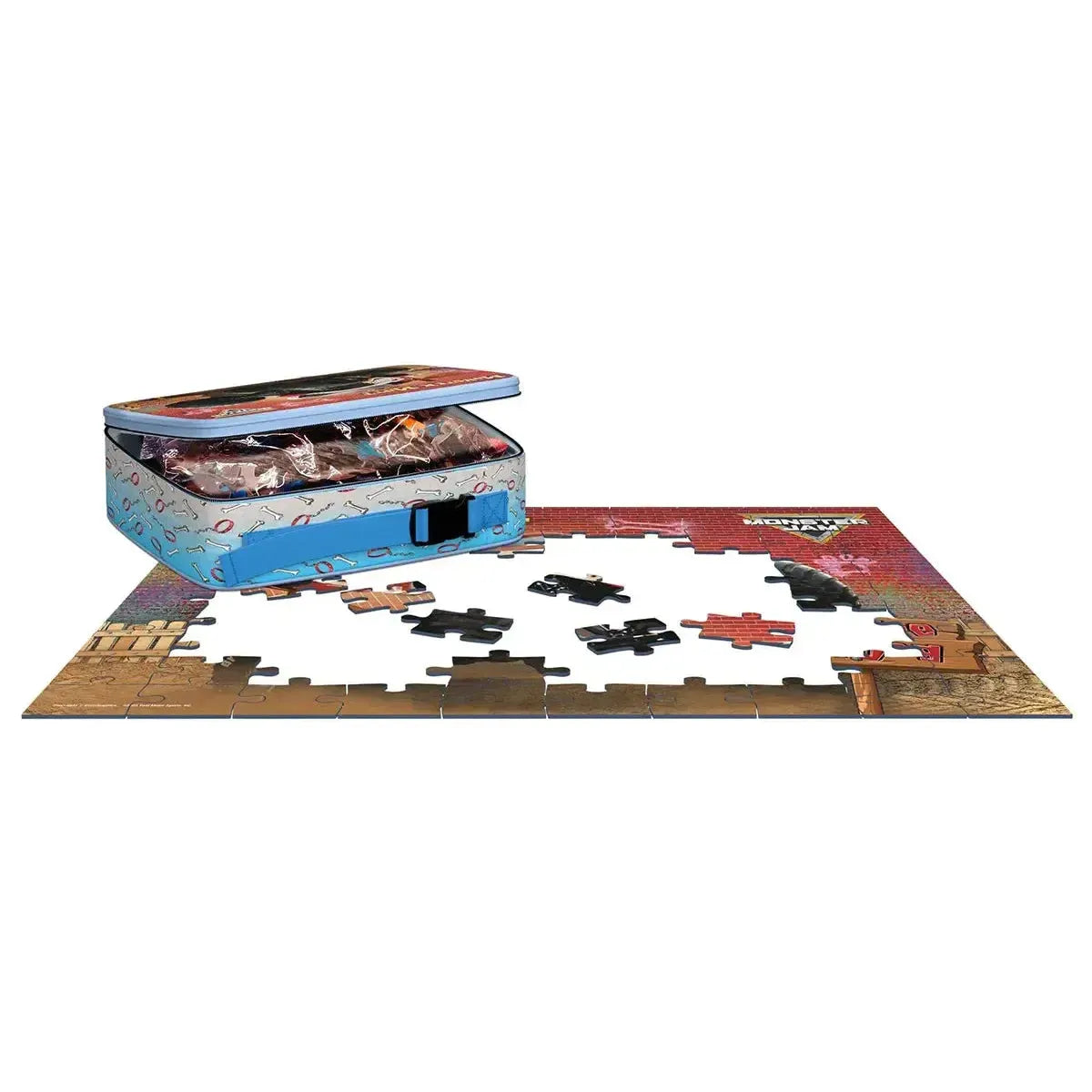 Monster Mutt Monster Jam Lunch Bag & 100 Piece Jigsaw Puzzle Eurographics
