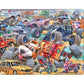 Monster Truck Race 35 Piece Tray Jigsaw Puzzle Larsen