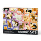 Moody Cats 1000 Piece Jigsaw Puzzle (+Stickers) Brass Monkey