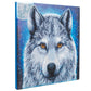 Moonlight Wolf Crystal Art Framed Canvas Kit Craft Buddy