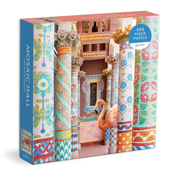 Mosaic Hall 500 Piece Jigsaw Puzzle Galison