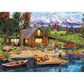 Mountain Cabin 1000 Piece Jigsaw Puzzle Eurographics