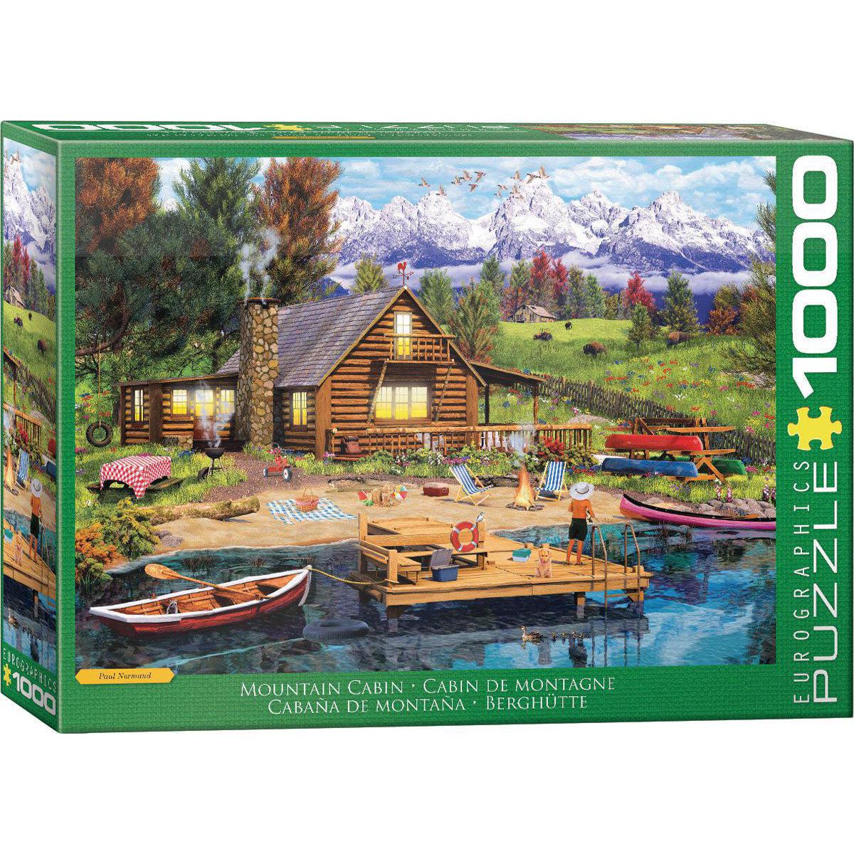 Mountain Cabin 1000 Piece Jigsaw Puzzle Eurographics