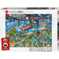 Movie History Mishmash 2000 Piece Jigsaw Puzzle Heye