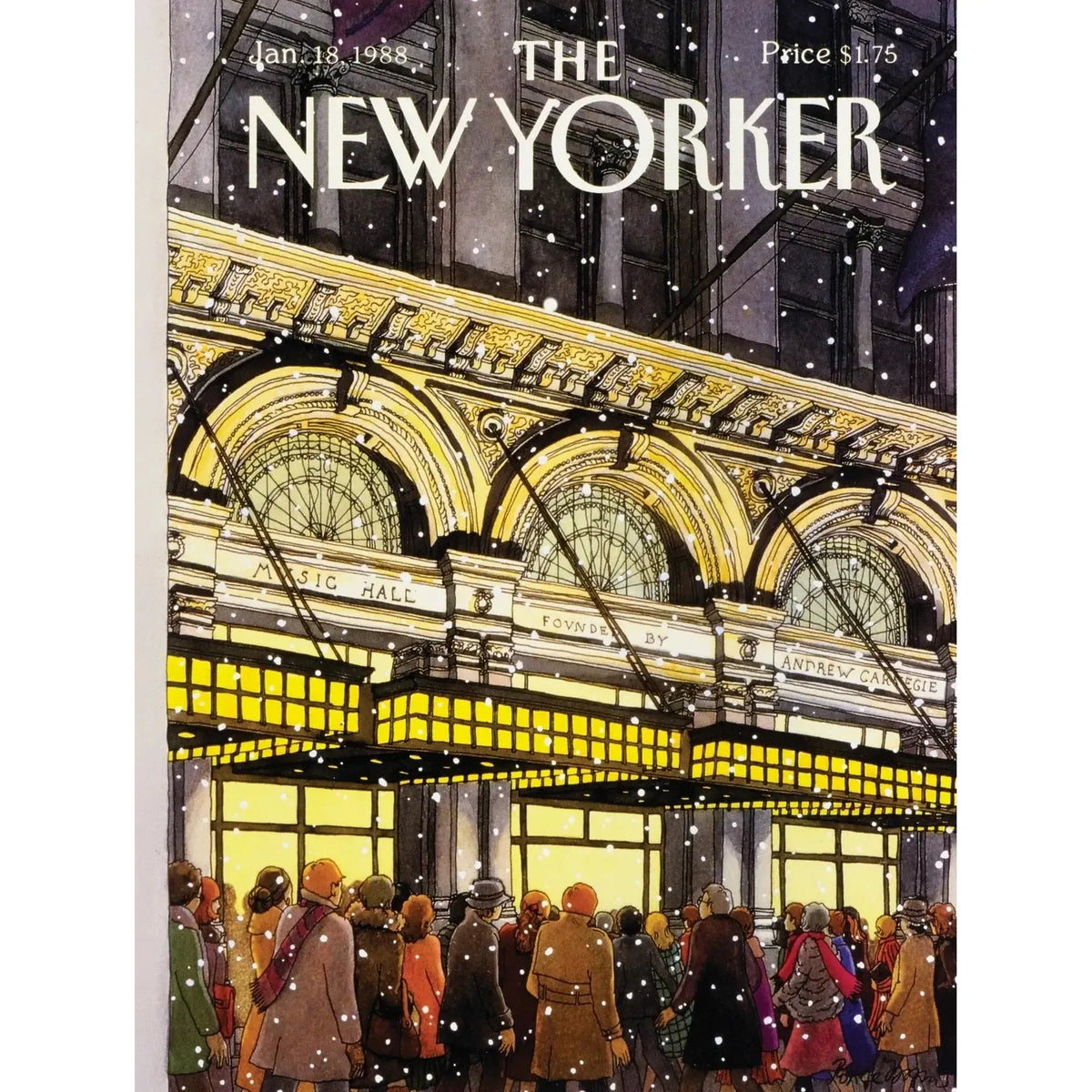 Music Hall 1000 Piece Jigsaw Puzzle NYPC