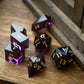 Mystic Violet Resin DND Dice Set