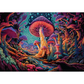 Mystical Mushrooms 1000 Piece Jigsaw Puzzle Trippy