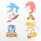 Sonic The Hedgehog Vinyl Stickers, Set Of 4