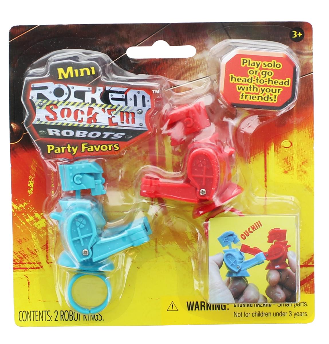 Mini Rock'Em Sock'Em Robots Party Favor Pack