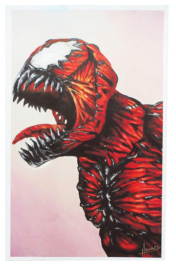 Marvel Carnage 8X10 Art Print By Lee Howard (Nerd Block Exclusive)