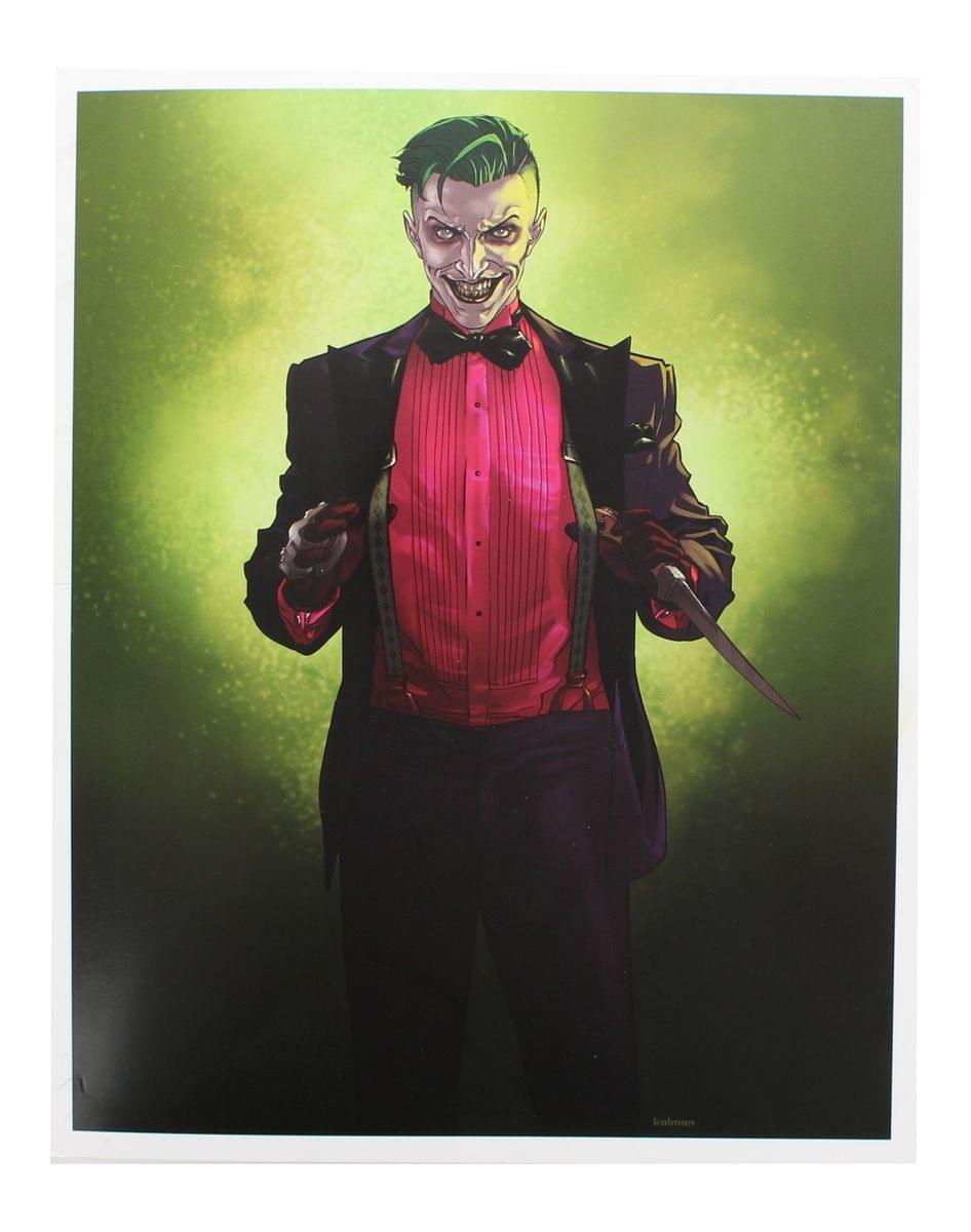 Dc Comics The Joker 8X10 Art Print By Kalman Andrasofszky (Nerd Block Exclusive)