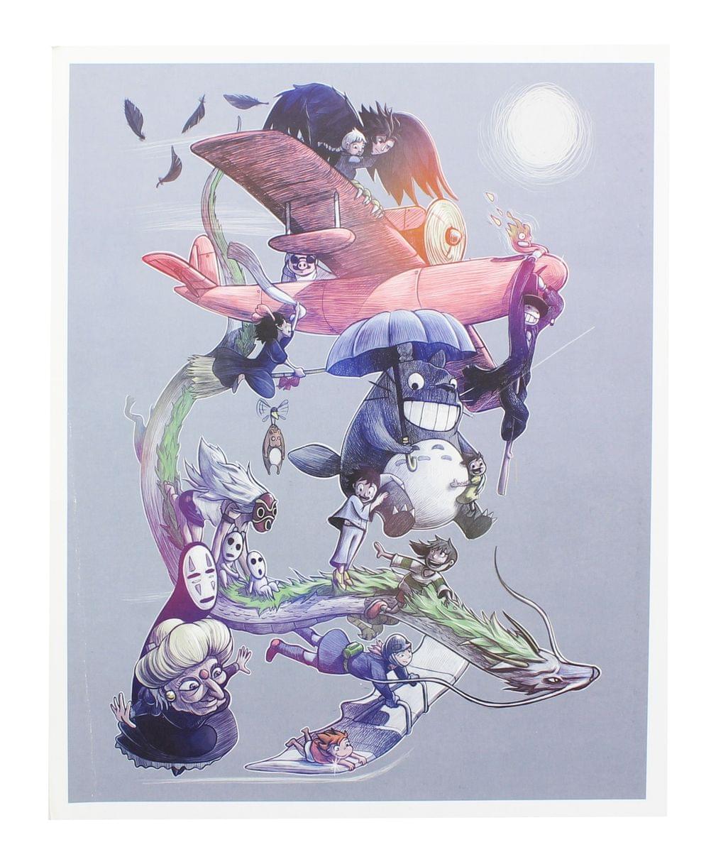 Studio Ghibli 8X10 Art Print By Moisescudero (Nerd Block Exclusive)