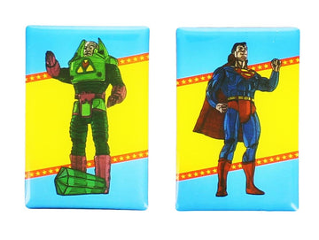Dc Comics Magnet Set: Superman And Lex Luthor