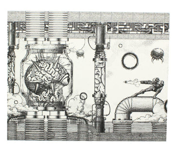 Nintendo Metroid Mother Brain 8X10 Art Print By Nemesis (Gamer Block Exclusive)