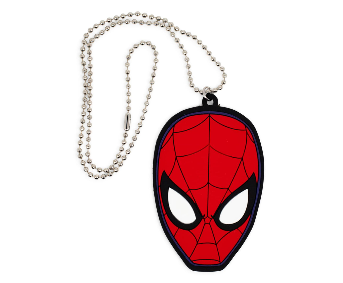 Marvel Spider-Man Printed Tin Case W/ Rubber Charm