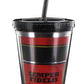 U.S. Marine Corps ''Semper Fidelis'' 16Oz Carnival Cup W/ Straw