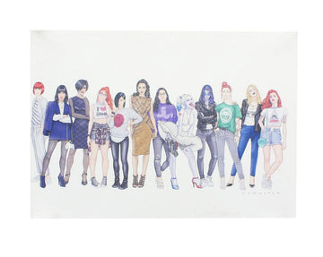 Women Of Dc Street-Style 10X14 Art Print By Tom Moken (Nerd Block Exclusive)