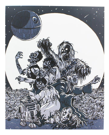 Star Wars Zombies 8X10 Art Print By Fredrik Eden (Nerd Block Exclusive)