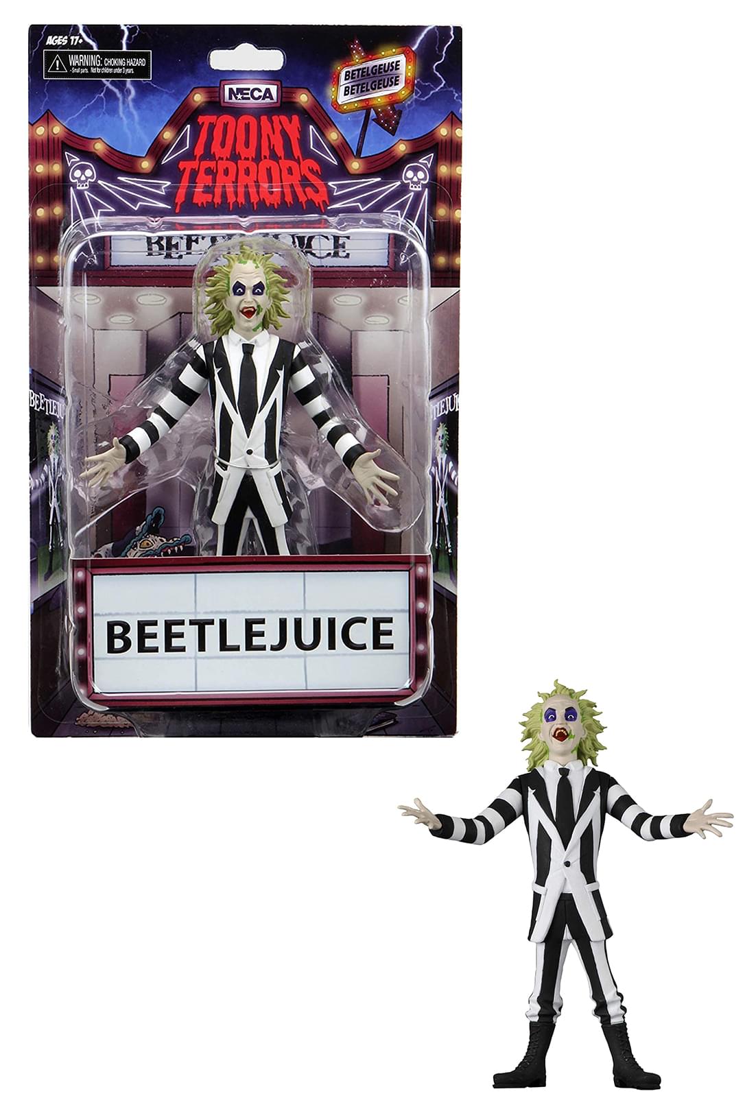 Toony Terrors Series 4 Action Figure | Beetlejuice (Beetlejuice)