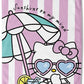 Hello Kitty Umbrella Drink 30 X 60 Inch Beach Towel