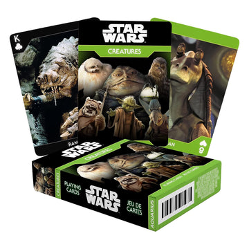 Aquarius Star Wars Creatures Playing Cards – Star Wars Themed Deck Of Cards For Your Favorite Card Games - Officially Licensed Star Wars Merchandise & Collectibles