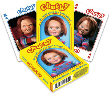 Childs Play Chucky Playing Cards  52 Card Deck + 2 Jokers