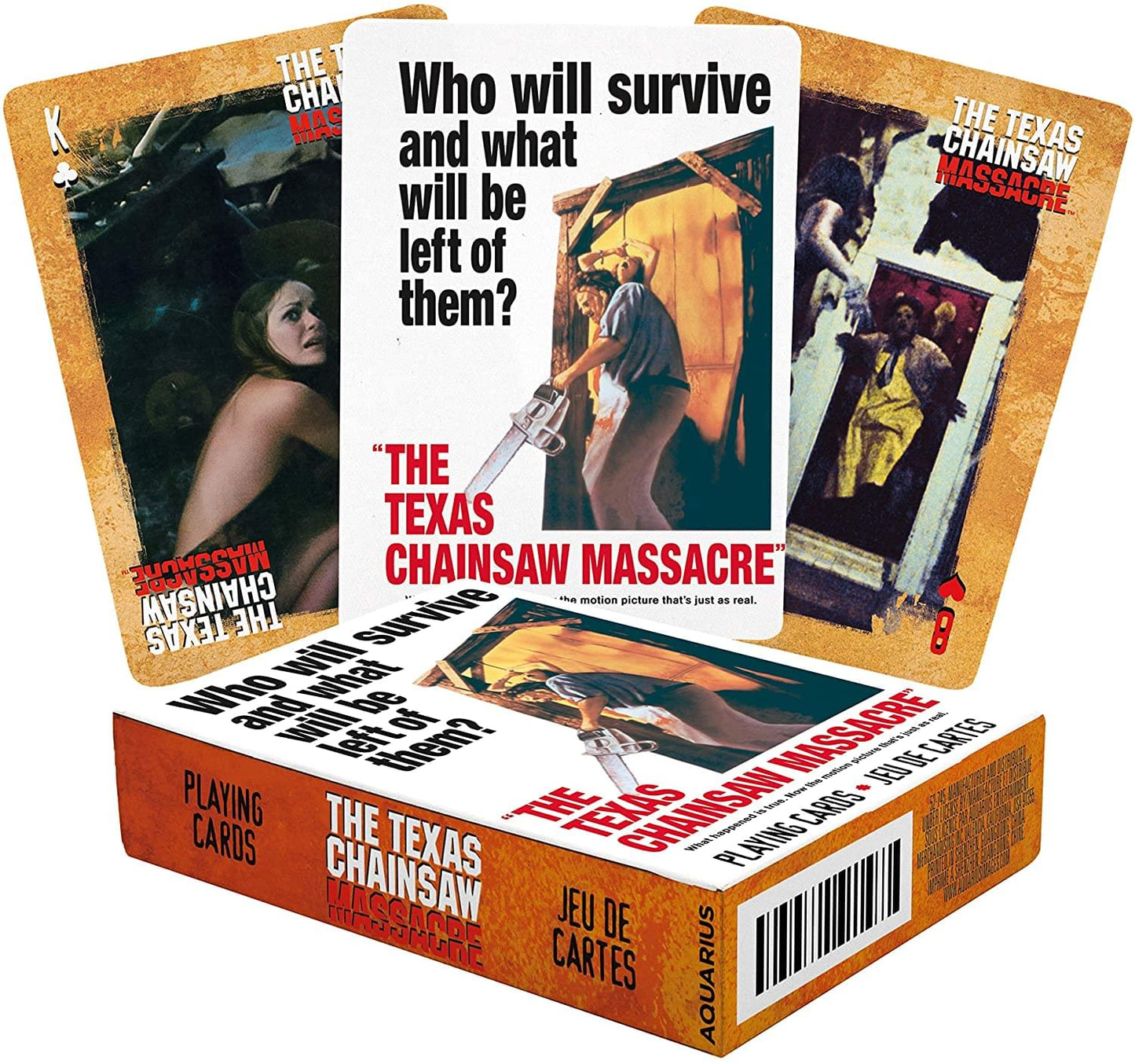 Aquarius Texas Chainsaw Massacre Playing Cards - Poker Size Deck Of Cards For Your Favorite Card Games - Officially Licensed Ttcm Merchandise & Collectibles