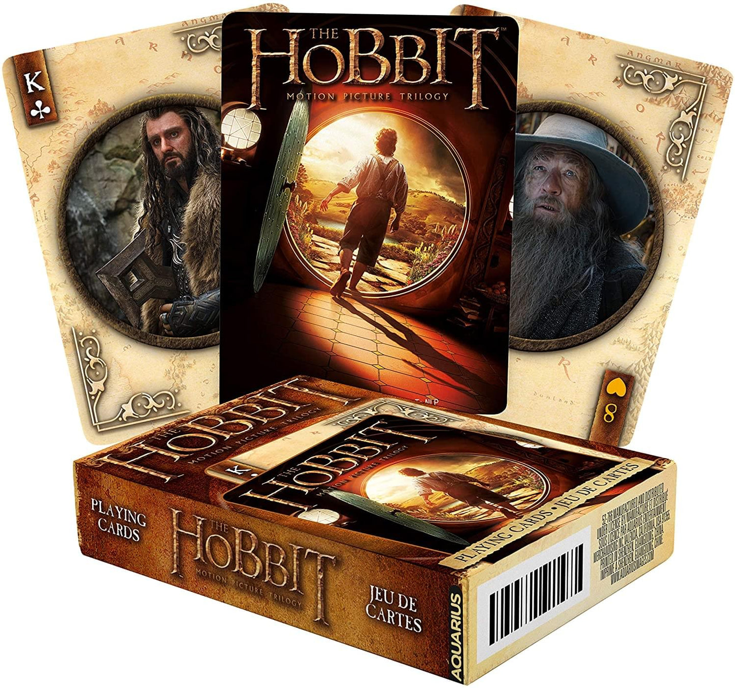 Aquarius The Hobbit Playing Cards - The Hobbit Themed Deck Of Cards For Your Favorite Card Games - Officially Licensed The Hobbit Merchandise & Collectibles
