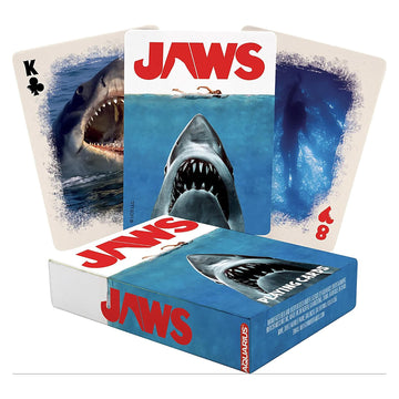 AQUARIUS Jaws Playing Cards - Officially Licensed Jaws Deck, 2.5 x 3.5, Perfect for Card Games & Collectors