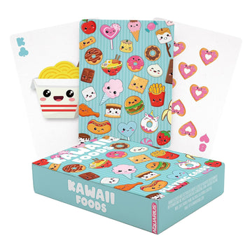 Aquarius Kawaii Foods Playing Cards – Kawaii Foods Themed Deck Of Cards For Your Favorite Card Games - Officially Licensed Kawaii Foods Merchandise & Collectibles