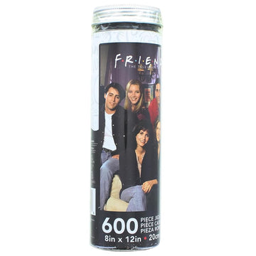 Nmr Friends Cast Mega Micro 600 Piece Jigsaw Puzzle Tube
