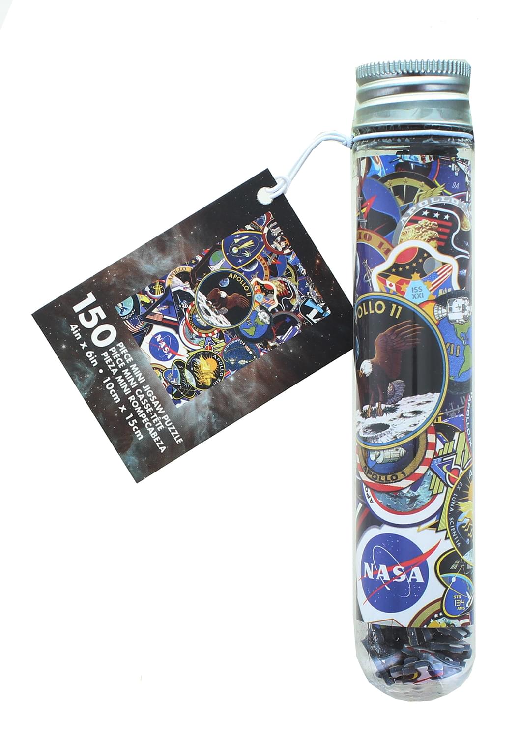 Nasa Mission Logoso 150 Piece Mini Jigsaw Puzzle In Tube