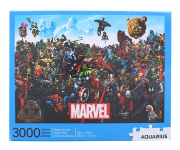 Aquarius Marvel Puzzle Cast (3000 Piece Jigsaw Puzzle) - Officially Licensed Marvel Merchandise & Collectibles - Glare Free - Precision Fit - 32X45In